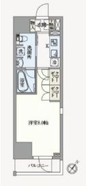アジールコート汐浜キャナル 213 間取り図