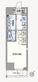 アジールコート汐浜キャナル 313 間取り図