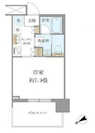 ブリリアタワー浜離宮 16階 間取り図