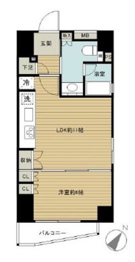 グランスイート神宮前 12階 間取り図