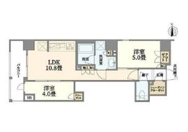 オープンレジデンシア横浜台町 2階 間取り図