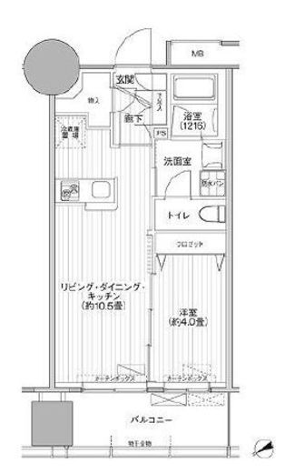 桜ヒルズ九段北 709 間取り図