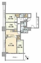 プラウドタワー東池袋 9階 間取り図