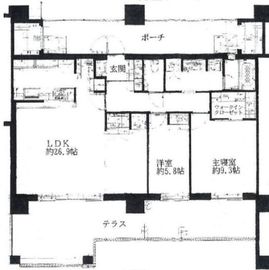 アークヒルズ仙石山テラス 2階 間取り図