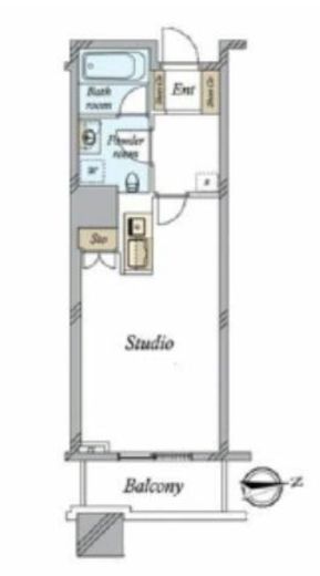 白金タワー 5階 間取り図