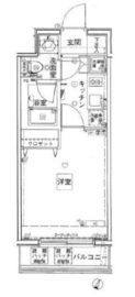 パークサイド九段 10階 間取り図