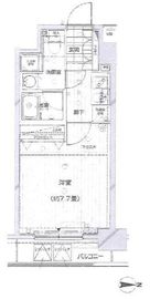 プレール・ドゥーク京橋 8階 間取り図