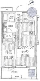 桜ヒルズ九段北 608 間取り図