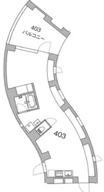 天神町place 403 間取り図