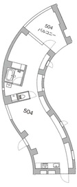 天神町place 504 間取り図