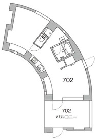 天神町place 702 間取り図