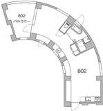802 間取り図