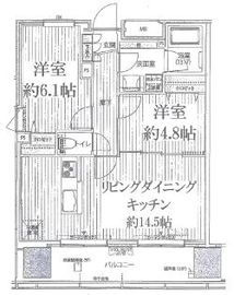 桜ヒルズ九段北 701 間取り図