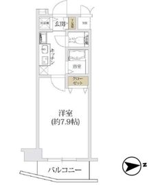 プレサンス新宿御苑前アルティメット 12階 間取り図