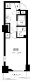 スカイコート三越前壱番館 2階 間取り図