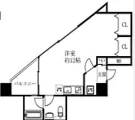 プレール・ドゥーク日本橋リバーサイド 9階 間取り図