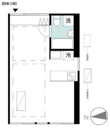 ZOOM自由が丘 2階 間取り図