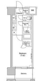 ザ・パークハビオ上北沢 304 間取り図