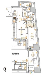 SYFORME NAKANO (シーフォルム中野) 4階 間取り図