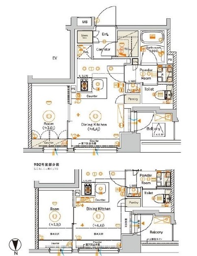 SYFORME NAKANO (シーフォルム中野) 2階 間取り図
