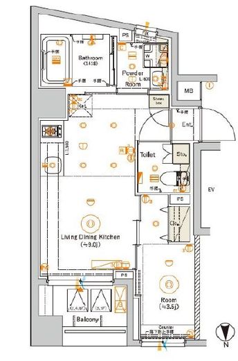 SYFORME NAKANO (シーフォルム中野) 5階 間取り図