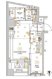 SYFORME NAKANO (シーフォルム中野) 5階 間取り図
