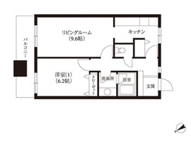 茅場町ハイツ 105 間取り図