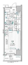 デュオステージ新高円寺 6階 間取り図