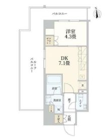 パレステージ中野 9階 間取り図