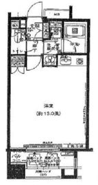 ファミールグラン銀座4丁目 13階 間取り図