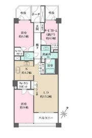 フォルム六番町 6階 間取り図