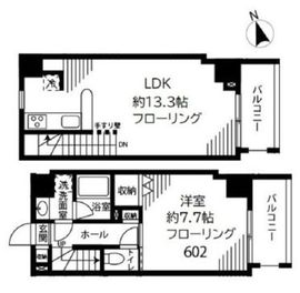 プリマヴェーラ小石川 602 間取り図