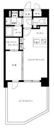 ベイフレール潮見 402 間取り図