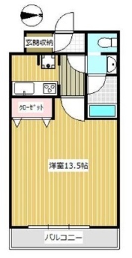 コンシェリア西新宿タワーズウエスト 5階 間取り図