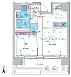 GENOVIA本所吾妻橋Ⅲ (ジェノヴィア本所吾妻橋Ⅲ) 8階 間取り図