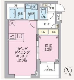 ARKMARK東中野 (アークマーク東中野) 1階 間取り図