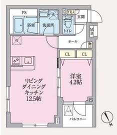 ARKMARK東中野 (アークマーク東中野) 2階 間取り図
