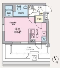 ARKMARK東中野 (アークマーク東中野) 4階 間取り図