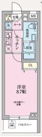 ARKMARK東中野 (アークマーク東中野) 2階 間取り図