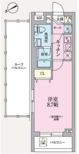 ARKMARK東中野 (アークマーク東中野) 5階 間取り図