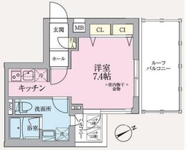 ARKMARK東中野 (アークマーク東中野) 5階 間取り図