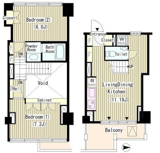 ROKA TERRAZZA （ロカテラーザ） 5504 間取り図