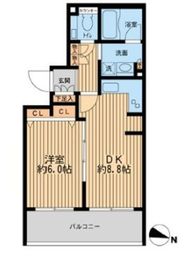 フォレシティ桜新町 305 間取り図