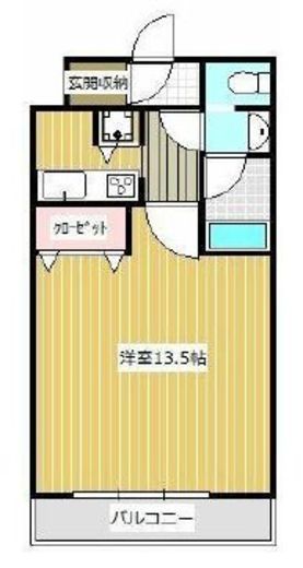 コンシェリア西新宿タワーズウエスト 7階 間取り図