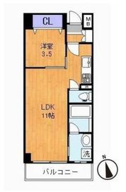 アリーサコート 402 間取り図