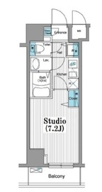 グランド・ガーラ銀座 4階 間取り図