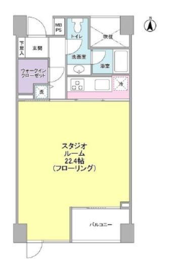 ポローニアハウス赤堤 308 間取り図