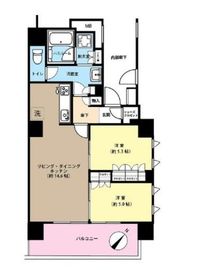 イニシア横浜桜木町 7階 間取り図