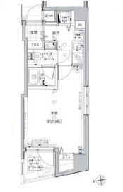シンシティ中野 7階 間取り図