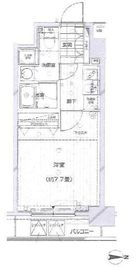 プレール・ドゥーク京橋 15階 間取り図